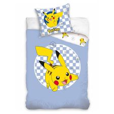 KORREKT WEB Pokémon Checkered ágyneműhuzat 140×200cm, 70×90 cm lakástextília
