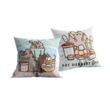 KORREKT WEB Pusheen Dessert párna, díszpárna 40x40 cm lakástextília