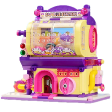 KORREKT WEB QMAN® K28010 Keeppley | legó-kompatibilis építőjáték | | Shiba Inu kapszulás játékautomatája makett