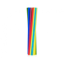 KORREKT WEB Rainbow Colours, Színes papír szívószál 24 db-os party kellék