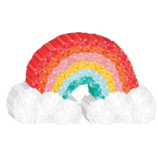 KORREKT WEB Retro Rainbow mini dekoráció 19 cm party kellék