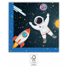KORREKT WEB Rocket Space, Űr szalvéta 20 db-os 33x33 cm FSC party kellék