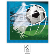 KORREKT WEB Soccer Fans, Focis szalvéta 20 db-os 33x33 cm FSC asztalterítő és szalvéta