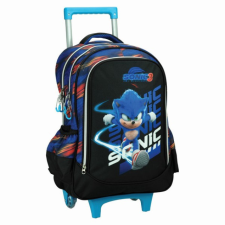 KORREKT WEB Sonic a sündisznó Brawn gurulós iskolatáska, táska 46 cm iskolatáska