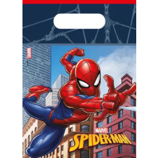 KORREKT WEB Spiderman Crime Fighter, Pókember ajándéktasak 6 db-os party kellék