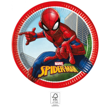 KORREKT WEB Spiderman Crime Fighter, Pókember papírtányér 8 db-os 23 cm FSC party kellék