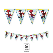 KORREKT WEB Spidey, Pókember zászlófüzér FSC 2,3 m party kellék