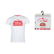 KORREKT WEB Stella Artois White férfi rövid póló, felső S