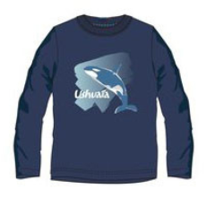 KORREKT WEB Ushuaia Whale, Bálna férfi otthoni póló M