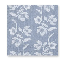 KORREKT WEB Virágos Turquoise Flowers szalvéta 20 db-os 33x33 cm papírárú, csomagoló és tárolóeszköz