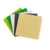 KORREKT WEB WANGE® 8802 - LEGO kompatibilis építőjáték alaplap - 16×16 bütyök - limezöld