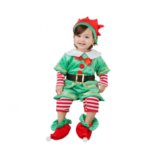 KORREKT WEB Zöld Manó Little Elf jelmez 92/104 cm party kellék