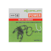  Korum Xpert Power Micro Barbed préimum pontyozó horog 16-os 10db (KHXPB/16)