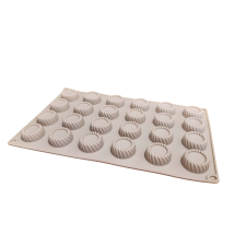  Kosárka alakú, szilikon bonbon forma, 24 adagos sütés és főzés