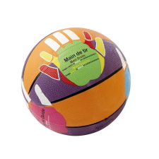  Kosárlabda No.5 gumi, a helyes kéztartás gyakorlásához kéz motívum, jobb- és lbalkezeseknek kosárlabda felszerelés