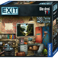 Kosmos EXIT puzzle játék 500 darabos Die drei ??? Toteninsel 685737 puzzle, kirakós