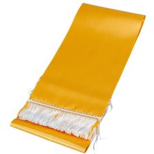 Koszorú szalag 12x220cm arany-fehér 2db/csom (db ár) dekorációs kellék