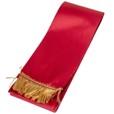  Koszorú szalag 9x200cm bordó-arany 2db/csom (db ár) dekorációs kellék