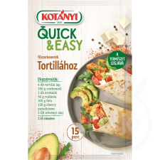 Kotányi Quick&Easy Tortillához fűszerkeverék 20g alapvető élelmiszer