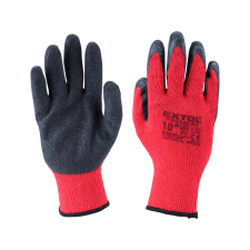  Kötött kesztyű piros 10 csúszásgátlós Extol Premium védőkesztyű