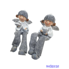  Kötött sapkás lógólábú figura dekorációs kellék