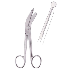  KÖTSZER OLLÓ 18CM (ACÉL) elsősegély