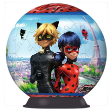  Kouzelná Beruška és Fekete Macska 3D Puzzle Gömb 72 Darabos puzzle, kirakós