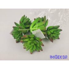 Kövirózsa gumis pozsgás 8 cm - Narancsos dekorációs kellék