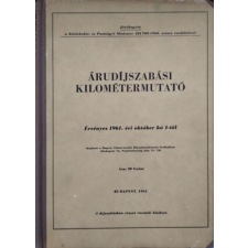 KÖZDOK Árudíjszabási kilométermutató - MÁV - antikvárium - használt könyv