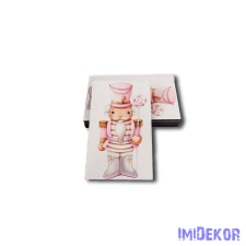  Közepes képkeret 5db/csomag 5x8cm - Diótörő púder dekorációs kellék