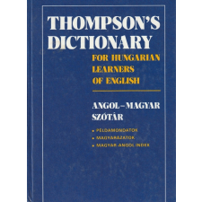 KÖZGAZDASÁGI ÉS JOGI Thompson's dictionary for Hungarian Learners of English antikvárium - használt könyv