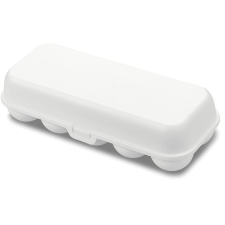 Koziol Eggs To Go Doboz 10 tojásra, fehér pamut papírárú, csomagoló és tárolóeszköz