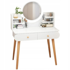 KOZMETIKAI HIÚSÁG TÜKÖR SMINK FEHÉR NAGY SKANDINÁV LOFT MODERN bútor