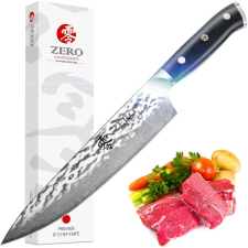 Kozygear Premier 8" 33cm Chef's Messer gehämmert Japan Super (6KGZ-1004S) tányér és evőeszköz