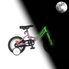 KPC FluoBike Rabbit nyuszis VILÁGÍTÓS 12 lila fluoreszkáló gyermek kerékpár gyermek kerékpár