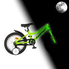 KPC FluoBike Raptor dinós VILÁGÍTÓS 16 neonzöld fluoreszkáló gyermek kerékpár gyermek kerékpár