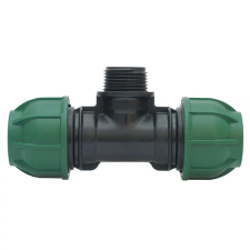  KPE T-idom 25x3/4&quot; külső menet x25 öntözéstechnikai alkatrész