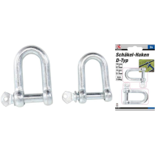 Kraftmann 2 részes D-bilincs készlet, max. 150 kg (BGS 80871) barkácsolás, csiszolás, rögzítés