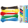 Kraftmann Kábelkötegelő 2,4x100 - Színes - 200 db-os - Kraftmann