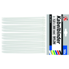 Kraftmann Kábelkötegelő, 50 db, 4.8 x 300 mm (BGS 80772) villanyszerelés