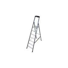 KRAUSE 124210 Monto SePro S 7 fokos lépcsőfokos állólétra, eloxált  /7kg;2,30m/ létra és állvány
