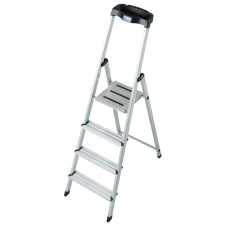 KRAUSE 126320 „SAFETY“ LÉPCSŐFOKOS ÁLLÓLÉTRA 4 FOKOS létra és állvány