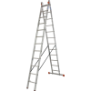 KRAUSE 129505 MONTO Dubilo létrafokos többcélú létra, kéttagú 2x12 fokos