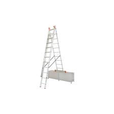 KRAUSE 129765 Monto Tribilo 3X10 fokos létrafokos sokcélú létra,lépcsőfunkciós /18kg;3m/ létra és állvány