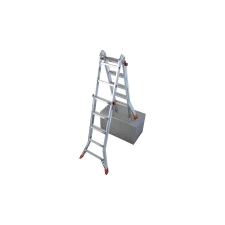 KRAUSE 129963 Monto TeleMatic 4X5 fokos teleszkópos csuklós létra  /17,7kg;1,60m/ létra és állvány
