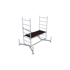 KRAUSE 710116 Monto ClimTec alumínium munkaállvány 3m-es alapállvány /27,5kg;1,95m/ létra és állvány