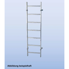 KRAUSE 815880 aknalétra tüzihorganyzott acél 13 fokos belső sz 300 mm létra és állvány