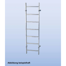 KRAUSE 816153 aknalétra nemesacél 4 fokos belső sz 400 mm, v4a létra és állvány