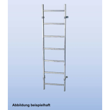 KRAUSE 816160 aknalétra nemesacél 5 fokos belső sz 400 mm, v4a létra és állvány