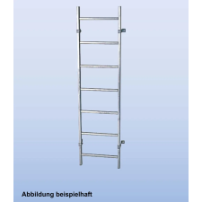 KRAUSE 816221 aknalétra nemesacél 11 fokos belső sz 400 mm, v4a létra és állvány